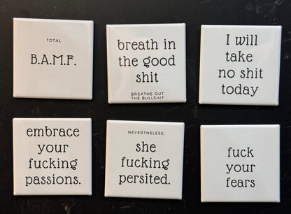 Sweary Affirmation Magnet Set